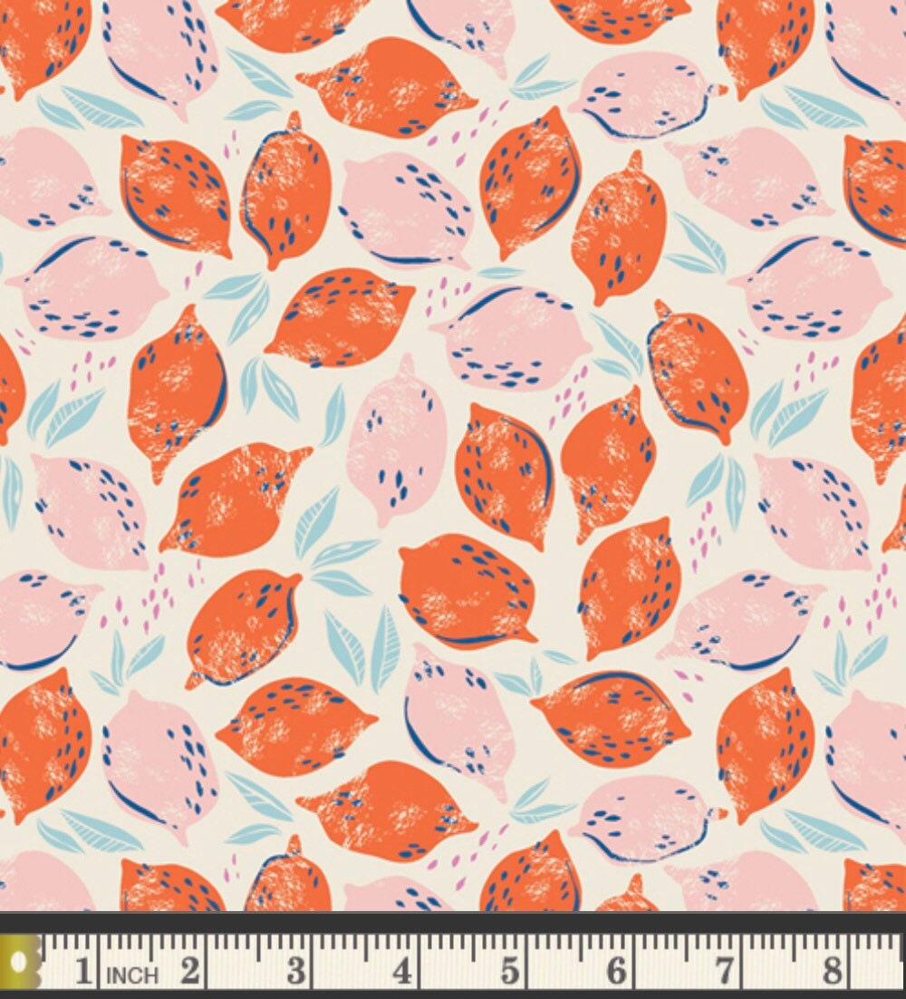 Peach Lemonade - Sunburst Collection - Art Gallery Fabrics - 100% Cotton