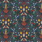 Partridge in Navy Metallic - Holiday Classics Collection - Rifle Paper Co - 100% Cotton