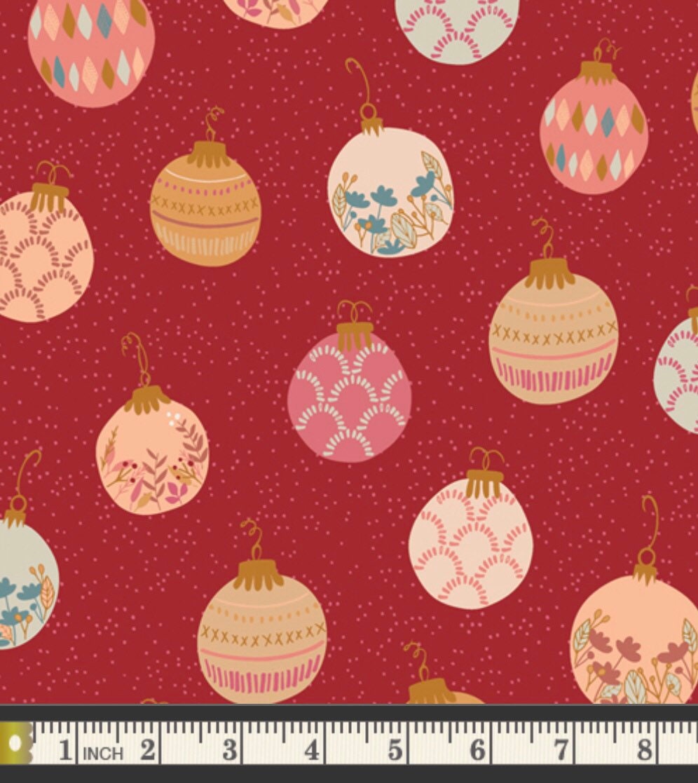 Deck the Halls by Maureen Cracknell - Cozy & Magical Collection - Art Gallery Fabrics - 100% Cotton