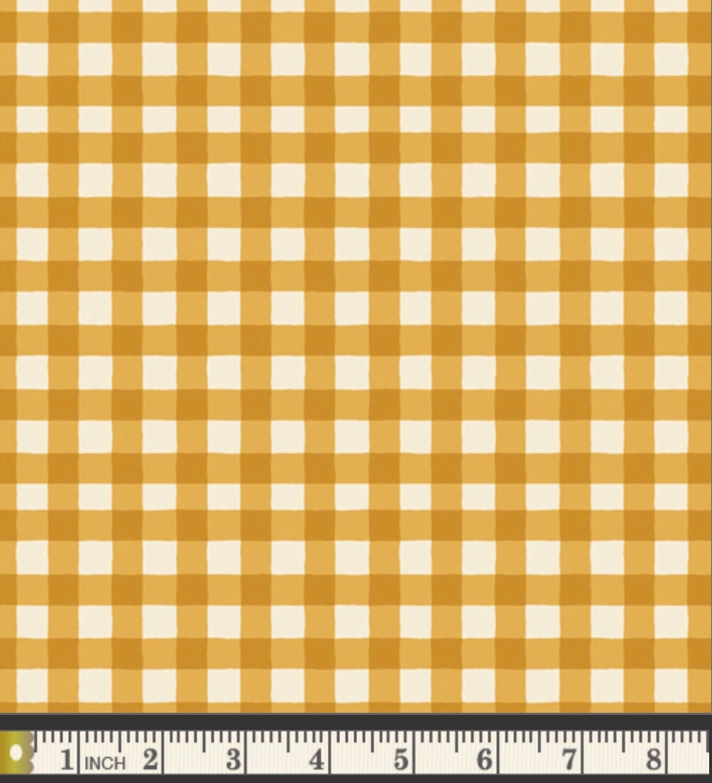 Small Plaid of My Dreams Toasty - Storyteller Plaids Collection by Maureen Cracknell - Art Gallery Fabrics - 100% Cotton