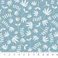 Plants in Blue - Hand Stitched Collection by Karen Lewis - Figo Fabrics - 100% Cotton