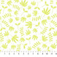 Plants in Chartreuse - Hand Stitched Collection By Karen Lewis - Figo Fabrics - 100% Cotton