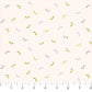 Tossed Leaves in Cream - Hand Stitched Collection By Karen Lewis - Figo Fabrics - 100% Cotton