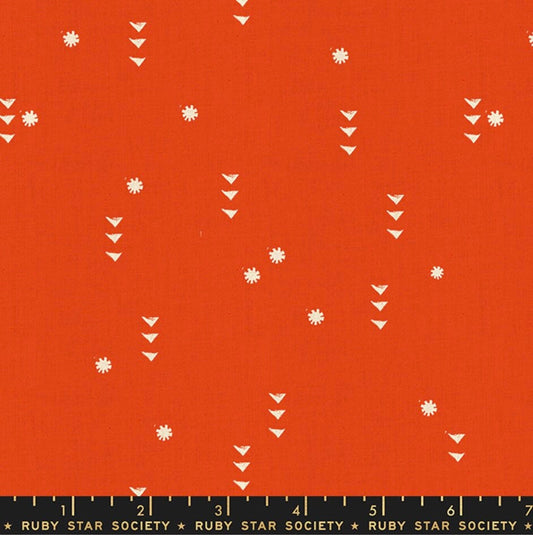 Heirloom Rain Warm Red - Heirloom Collection - Ruby Star Society - 100% Cotton