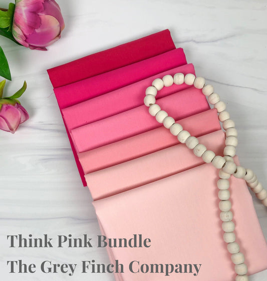 Think Pink Bundle - Pure Solids by Art Gallery Fabrics - 100% Cotton