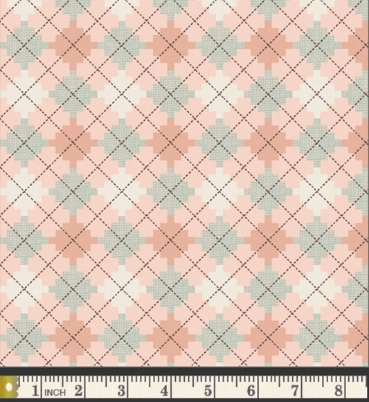 Argyle Jumper by Sharon Holland - Bookish Collection - Art Gallery Fabrics - 100% Cotton