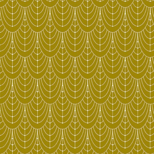 Brass - Curtains - Deco Collection - Andover - 100% Cotton