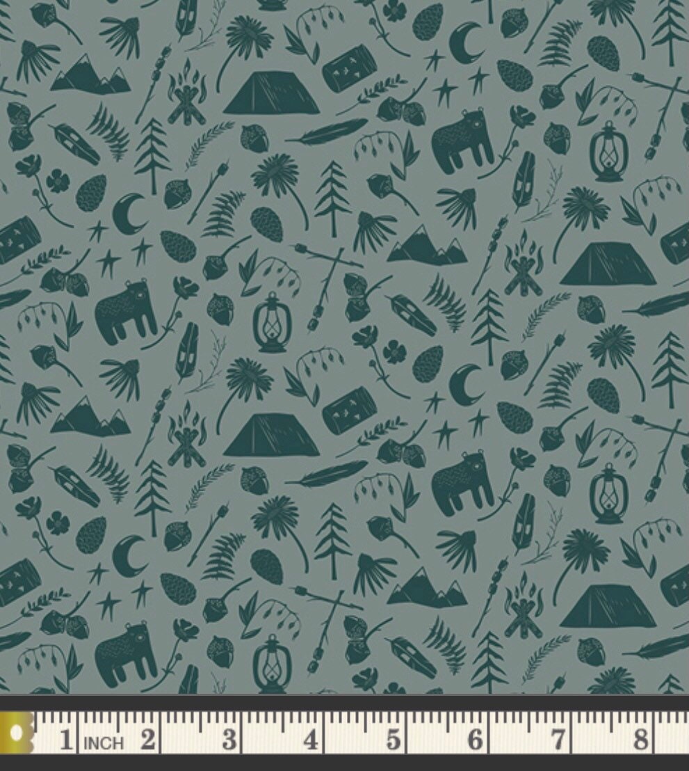 Camping Stories - Campsite Collection - Art Gallery Fabrics - 100% Cotton