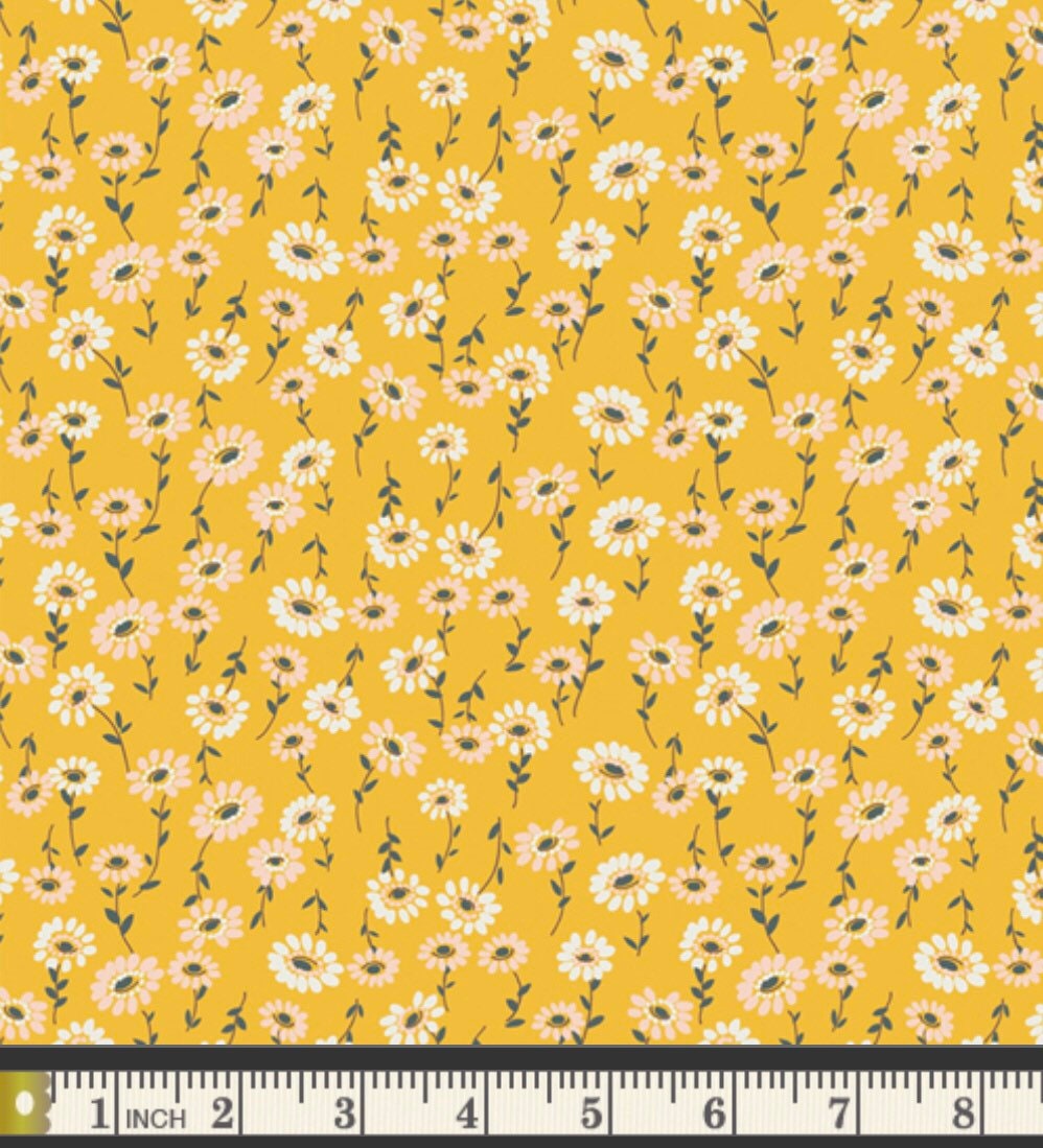 Off The Path Sunshine by Sharon Holland - Shine On Collection - Art Gallery Fabrics - 100% Cotton