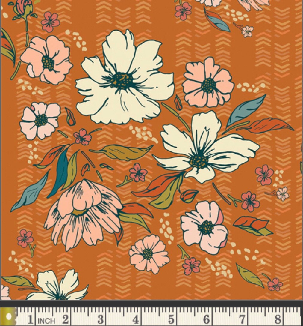 Olden Bouquets - Gloria Collection - Art Gallery Fabrics - 100% Cotton