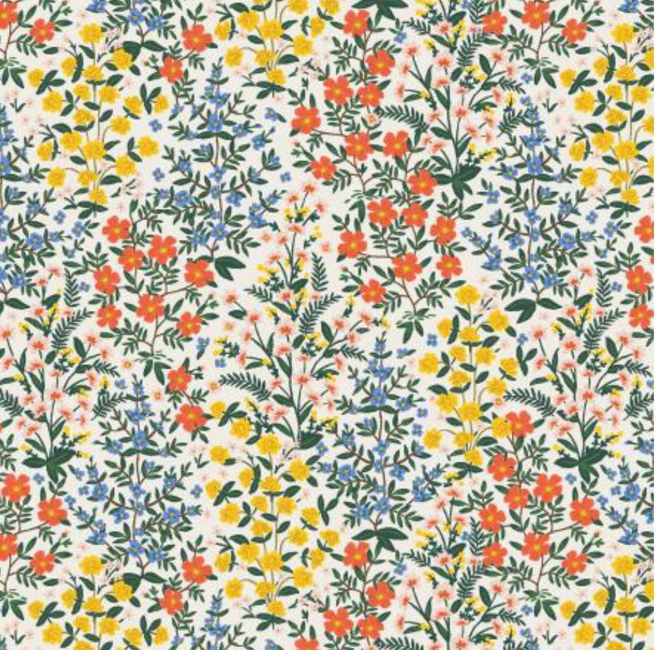 Wildwood Garden - Cream - Camont Collection - Rifle Paper Co - 100% Cotton