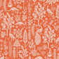 Menagerie Silhouette - Orange - Camont Collection - Rifle Paper Co - 100% Cotton