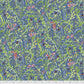 Ladybug Garden - Blue - Ladybird Collection by Dena Designs - Free Spirit Fabrics - 100% Cotton