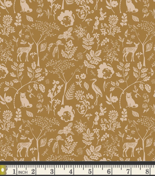 Flora and Fauna Treasured by Sharon Holland - Willow Collection - Art Gallery Fabrics - 100% Cotton