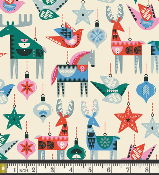 Winter Wishes - Christmas in the City Collection - Art Gallery Fabrics - 100% Cotton