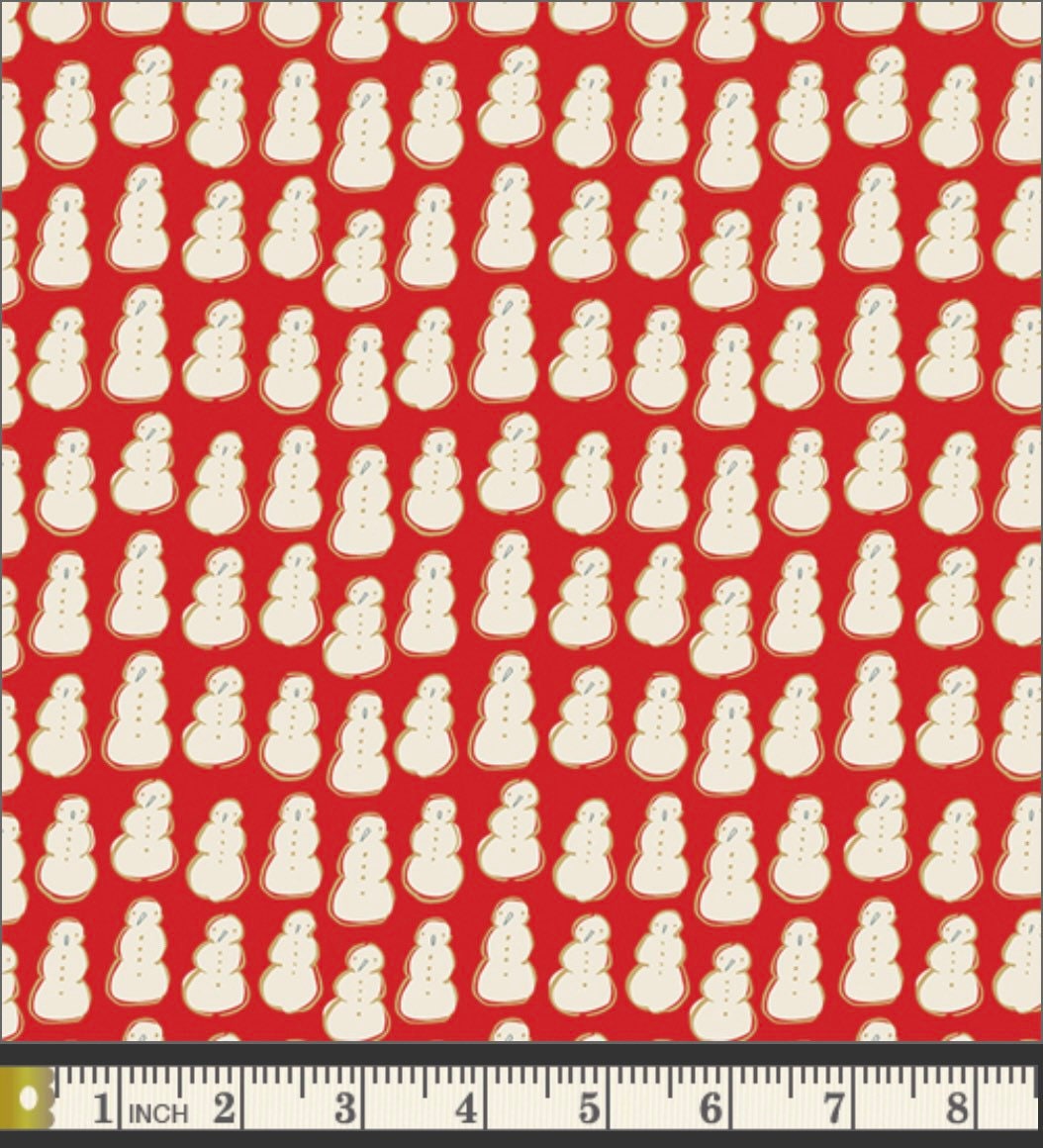 Frosty Snowman - Christmas in the City Collection - Art Gallery Fabrics - 100% Cotton