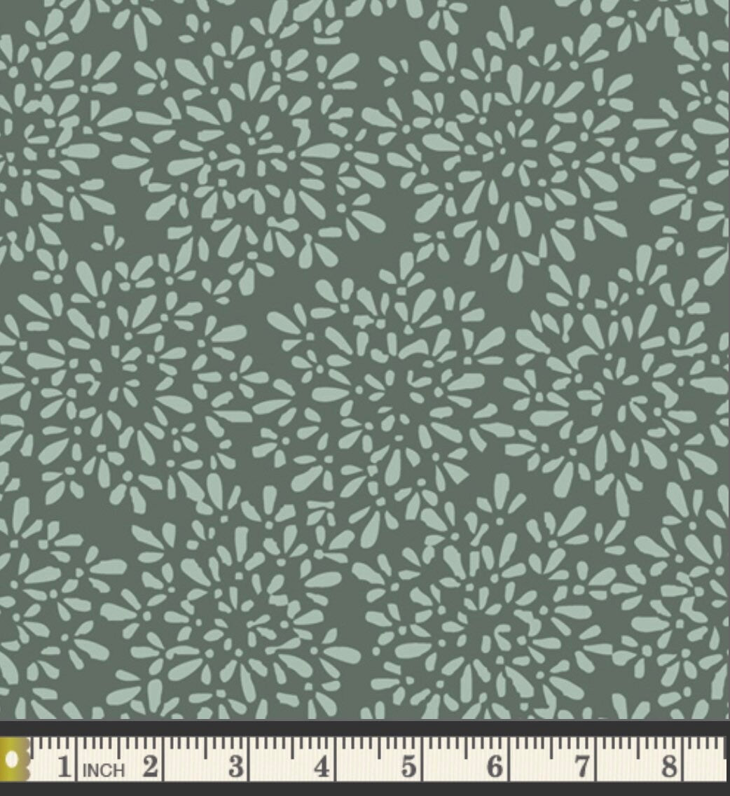 Shrub Charm Sage by Maureen Cracknell - Mystical Land Collection - Art Gallery Fabrics - 100% Cotton