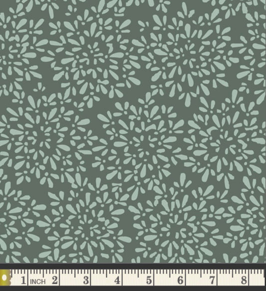 Shrub Charm Sage by Maureen Cracknell - Mystical Land Collection - Art Gallery Fabrics - 100% Cotton