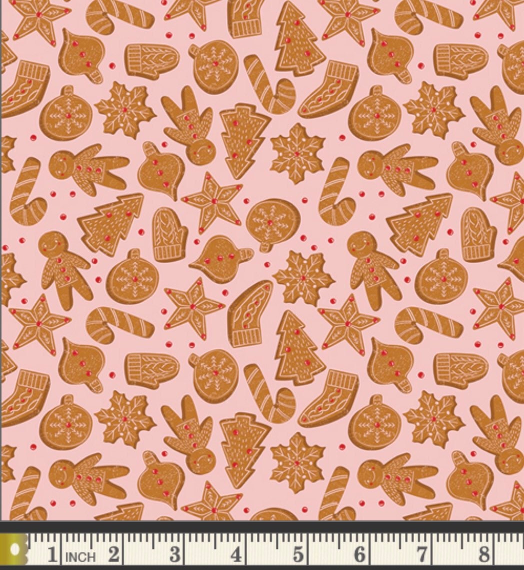 Ginger Bliss - Christmas in the City Collection - Art Gallery Fabrics - 100% Cotton