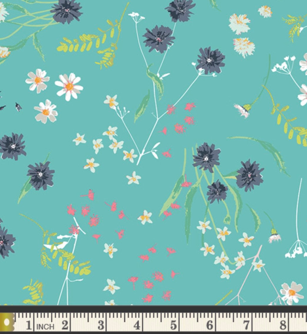 Blossom Swale Calm - Lavish Collection by Katarina Roccella - Art Gallery Fabrics - 100% Cotton