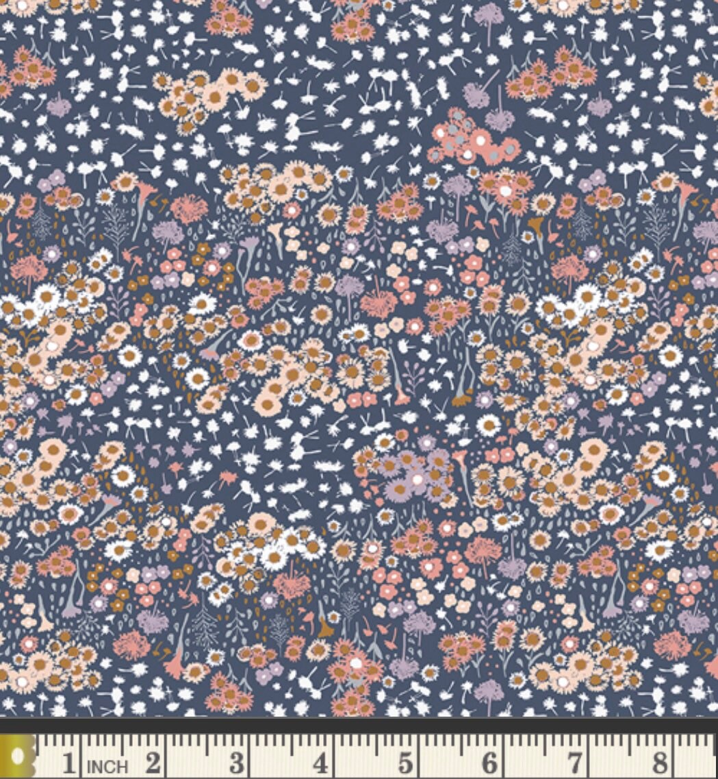 Flora Fields Four - The Season of Tribute - Eclectic Intuition Collection by Katarina Roccella - Art Gallery Fabrics - 100% Cotton
