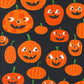 Too Cute To Spook by Me and My SisterDesigns for Moda Fabrics - 22420-11 - Pumpkin Black Cat - 100% Cotton