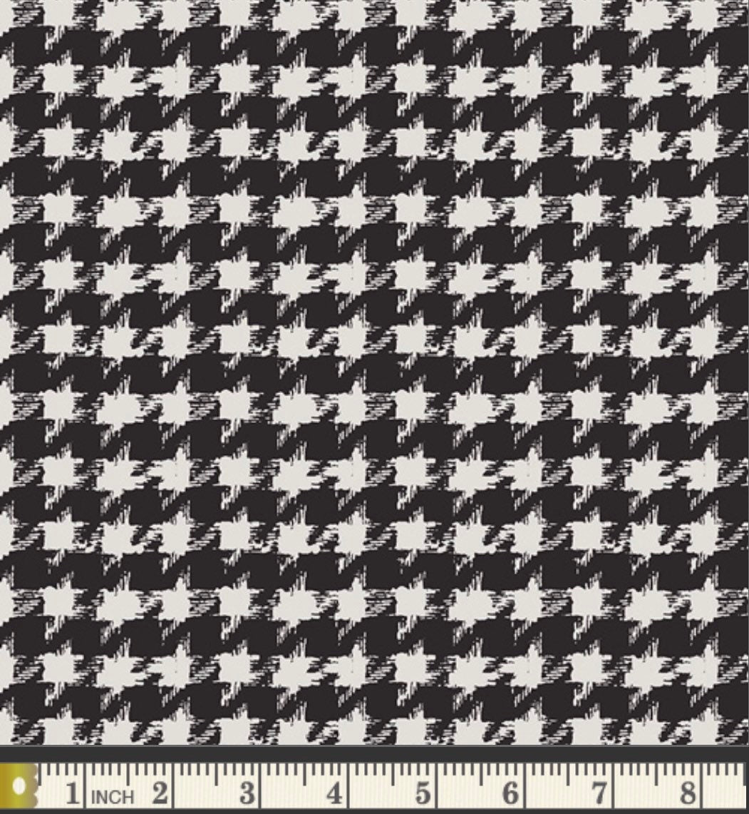 Houndstooth XIV Onyx - Art Gallery Fabrics - 100% Cotton