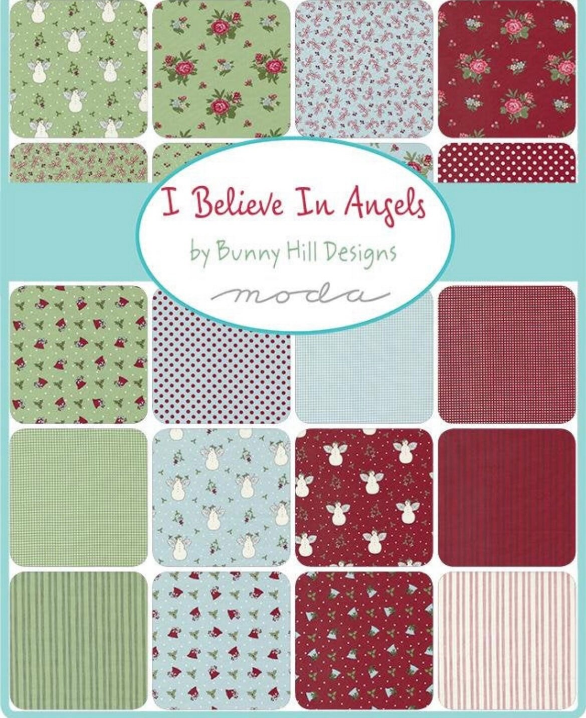 I Believe In Angels Fat Quarter Bundle - by Bunny Hill Designs for Moda