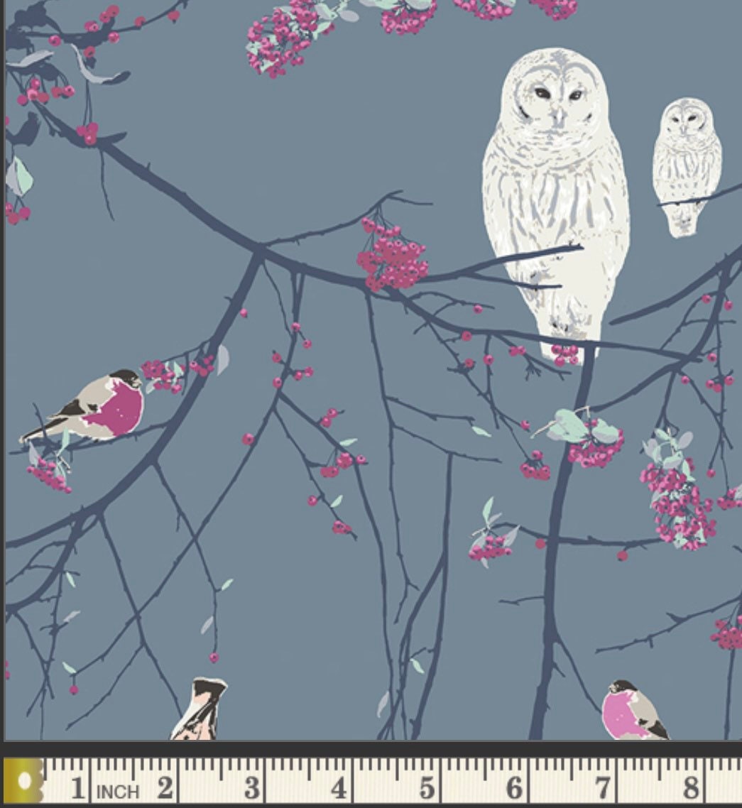 Bird Songs Four - The Season of Tribute - Eclectic Intuition Collection by Katarina Roccella - Art Gallery Fabrics - 100% Cotton