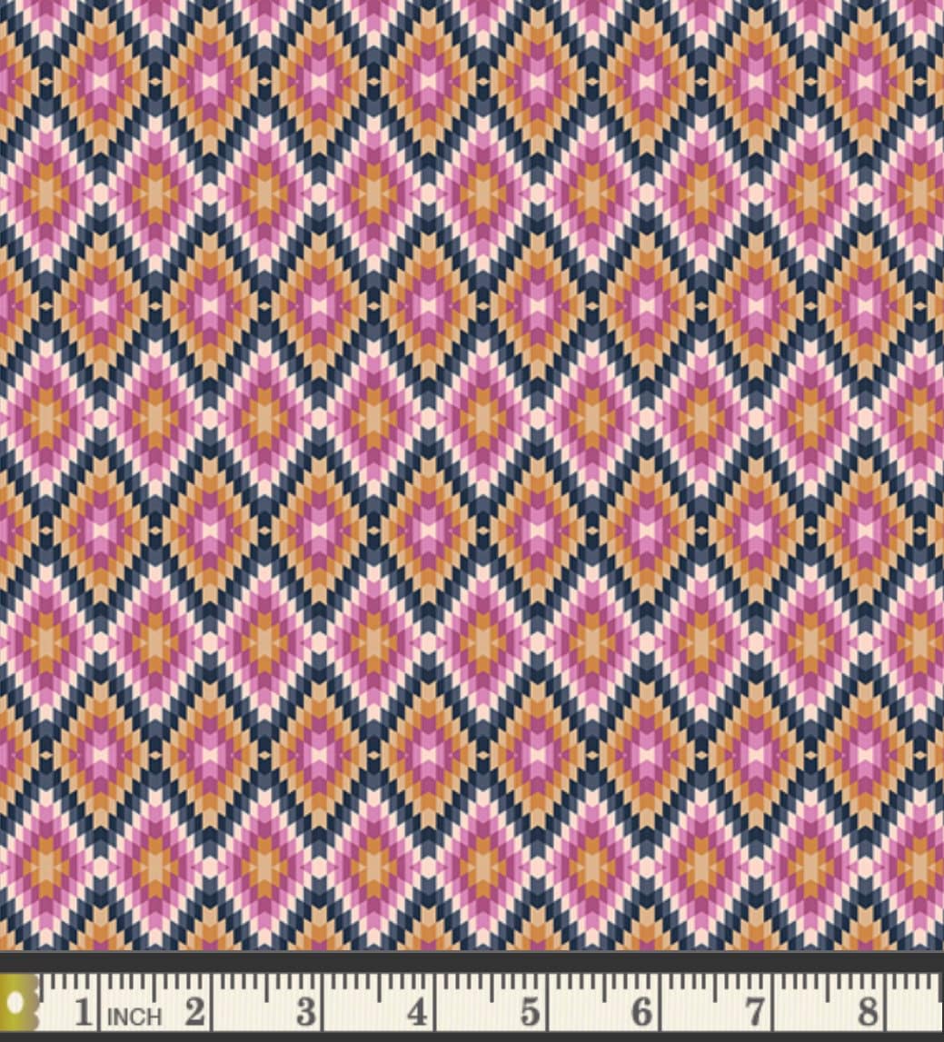 Kilim Inherit Four - The Season of Tribute - Eclectic Intuition Collection by Katarina Roccella - Art Gallery Fabrics - 100% Cotton