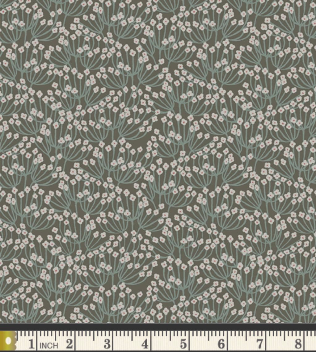 Wild Meadow Mint - Botanist Collection by Katarina Roccella - Art Gallery Fabrics - 100% Cotton
