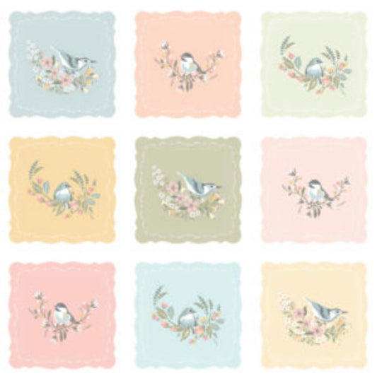 Songbird Hankies - Songbird Serenade Collection by Sheri McCulley - Poppie Cotton - 100% Cotton