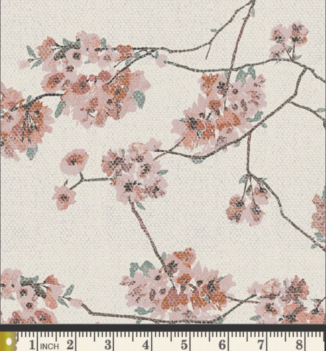 Blossoming Daphne - Canvas - Botanist Collection by Katarina Roccella - Art Gallery Fabrics - 100% Cotton
