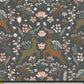 Woodlandia Charcoal - Botanist Collection by Katarina Roccella - Art Gallery Fabrics - 100% Cotton