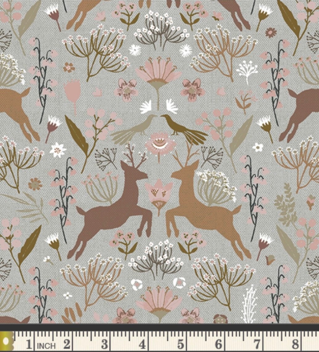 Woodlandia Hemp - Botanist Collection by Katarina Roccella - Art Gallery Fabrics - 100% Cotton