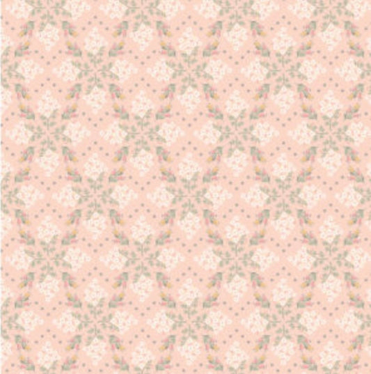 Adoration Pink - Songbird Serenade Collection by Sheri McCulley - Poppie Cotton - 100% Cotton