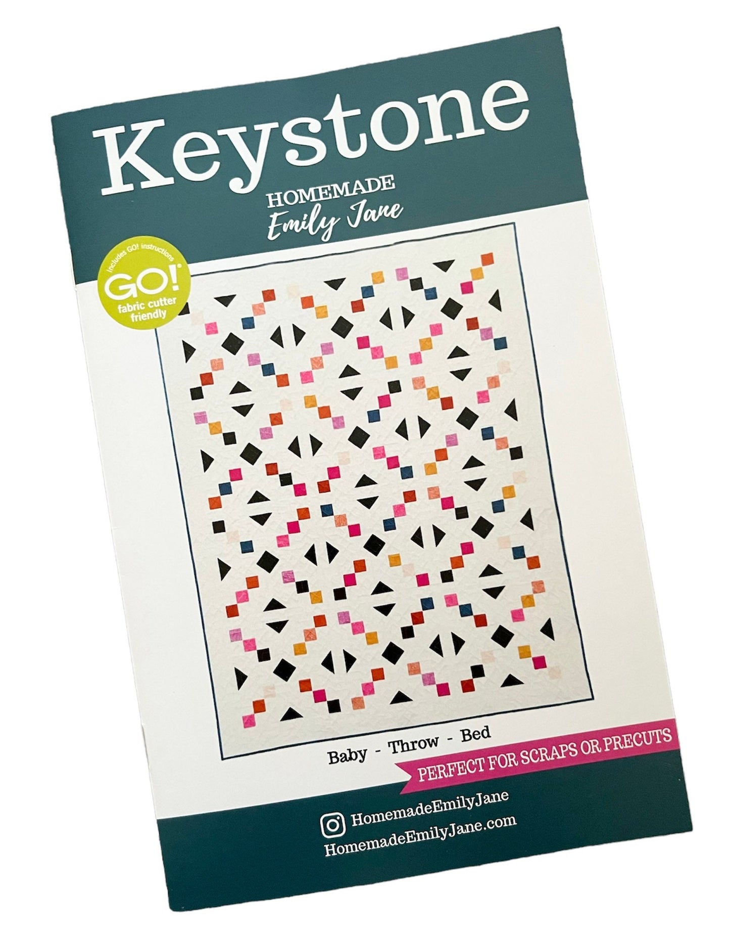 Keystone Quilt Pattern by Homemade Emily Jane