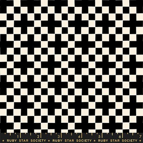 Checkerboard Black RS5095 13 - Achroma Collection - Ruby Star Society