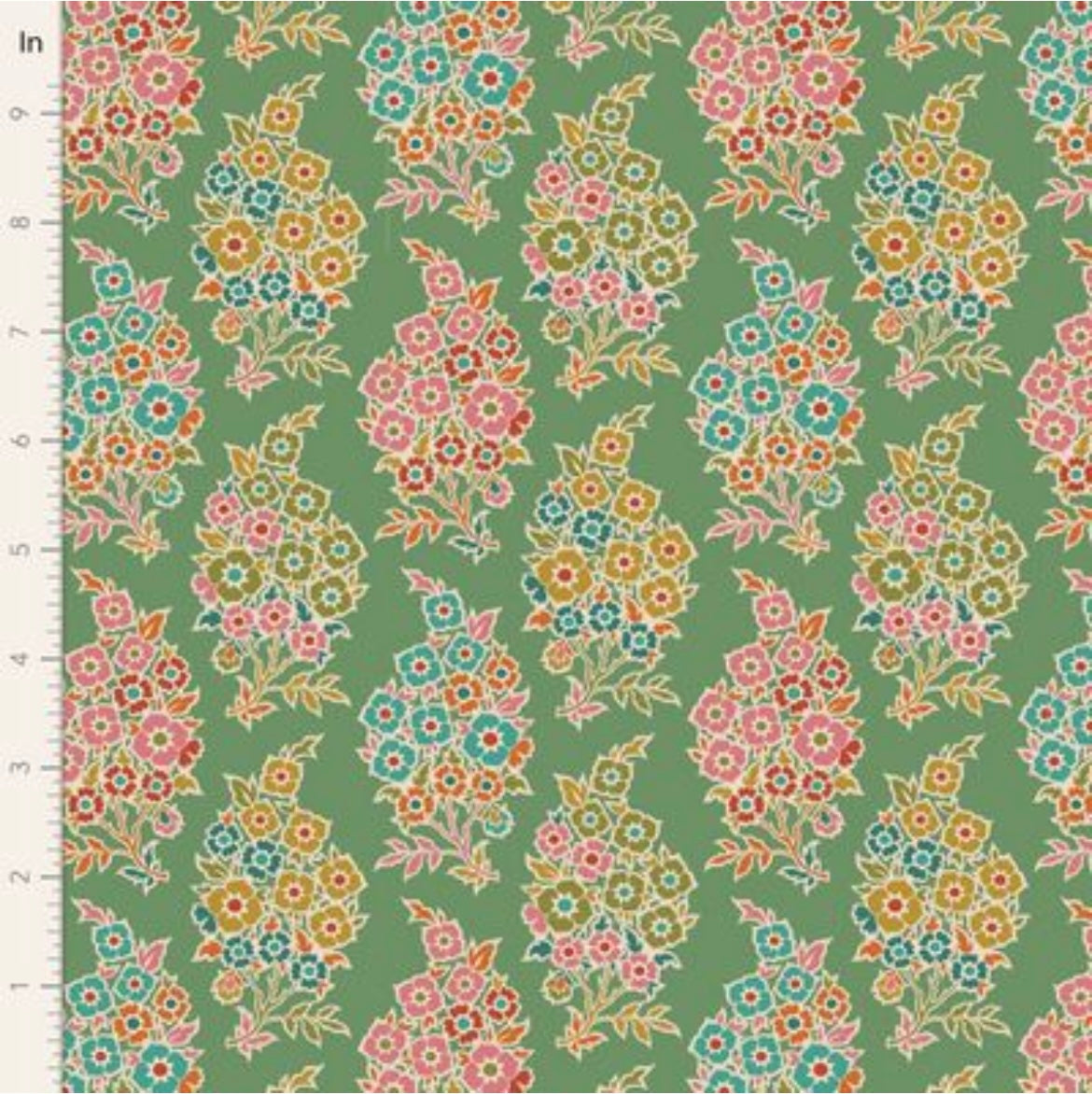 Willy Nilly Green - Pie in the Sky Collection - Tilda Fabrics