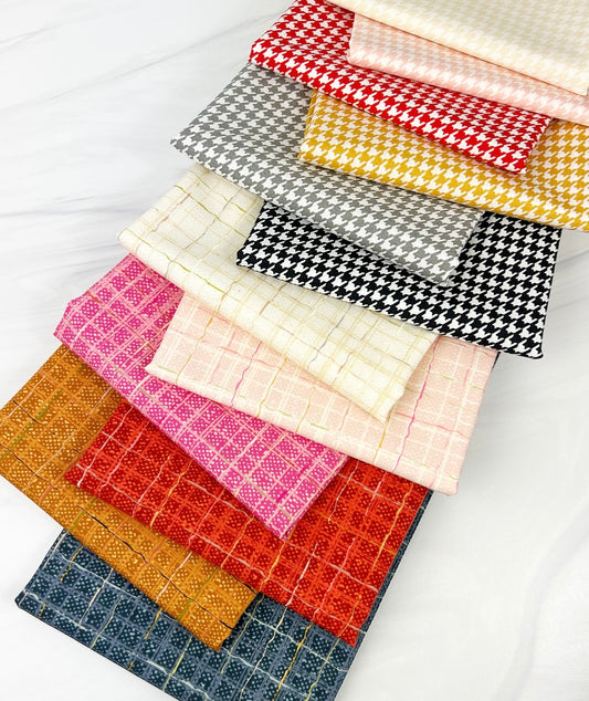 Checkered Elements Collection - 12 fabrics - Art Gallery Fabrics