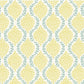 Spring Garlands in Yellow and Teal - Spring Hare Reloved Collection - Lewis and Irene Fabrics