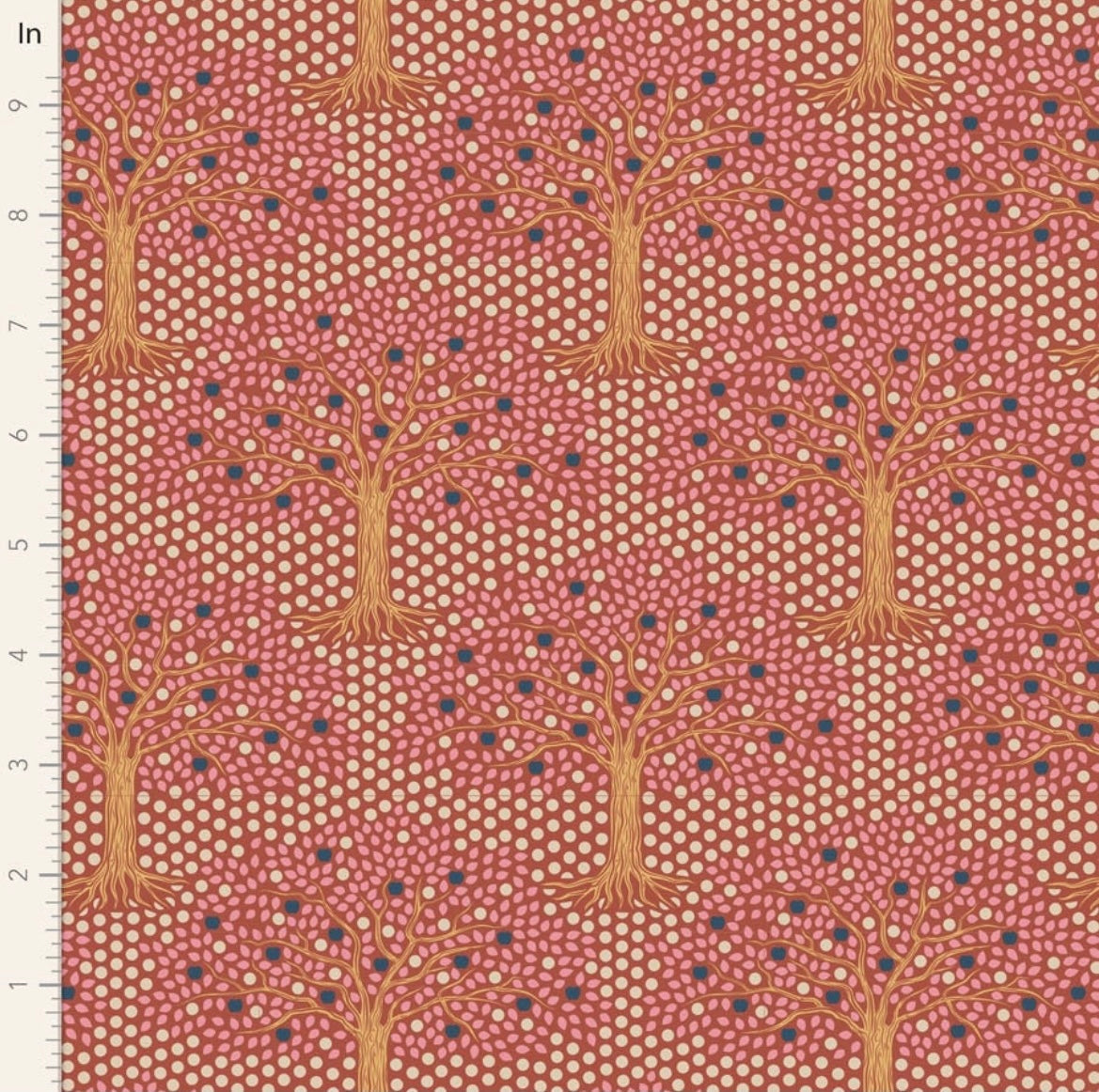 Applegarden - Rust - Hometown Collection - Tilda Fabrics