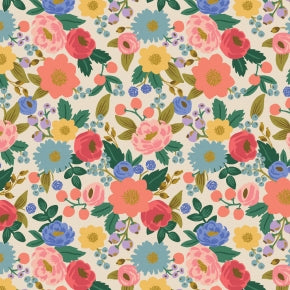 Vintage Blossom - Cream Metallic - Vintage Garden Collection - Rifle Paper Company