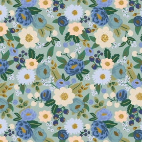 Vintage Blossom - Mint Metallic - Vintage Garden Collection - Rifle Paper Company
