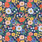 Vintage Blossom - Blue Metallic - Vintage Garden Collection - Rifle Paper Company