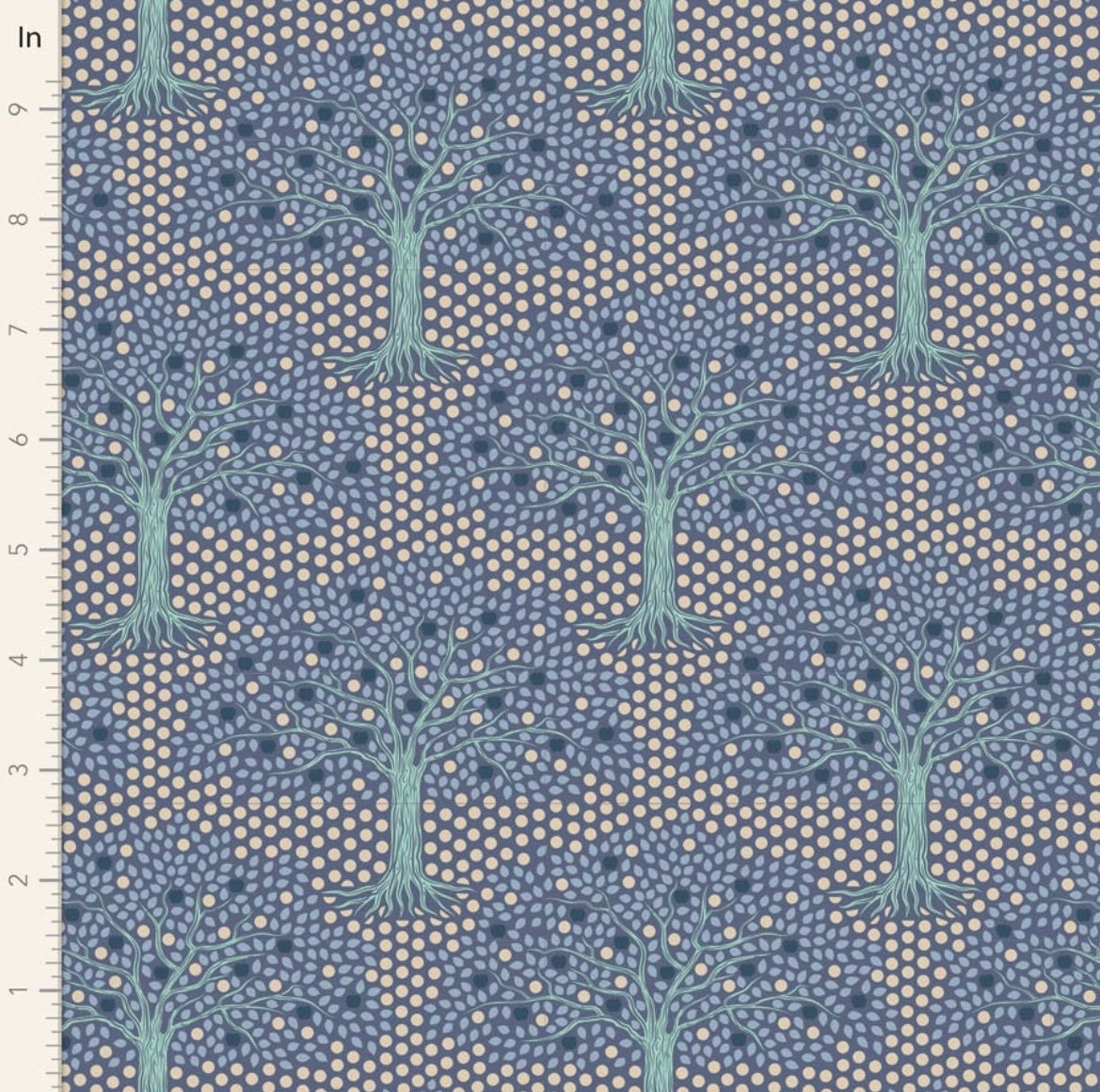 Applegarden - Blue - Hometown Collection - Tilda Fabrics