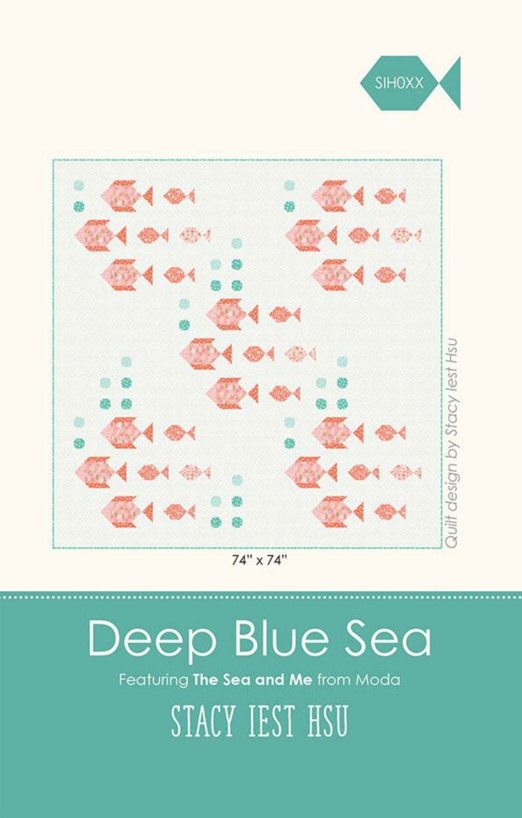Deep Blue Sea - The Sea and Me Quilt Kit - Pattern by Stacy Iest Hsu - Moda Fabrics